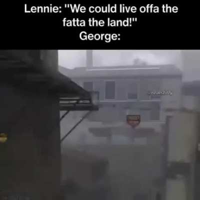 I can still tend the rabbits, George?