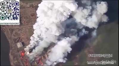 Ukrainian 40V6M radar tower and S300 launcher are targeted and destroyed in the Kharkov region.