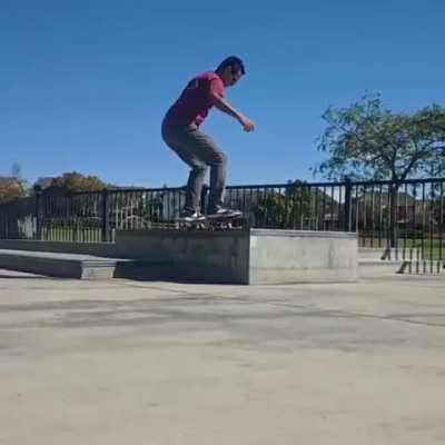 My signature trick on a ledge.