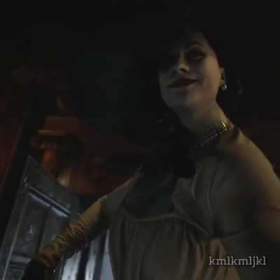 Tall lady from resident evil