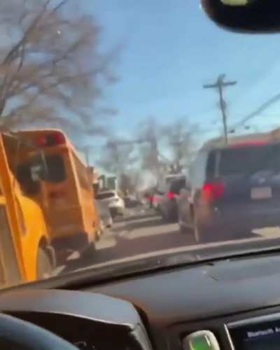 Inconsiderate driver hits bike rider