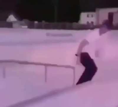 That fall must've hurt
