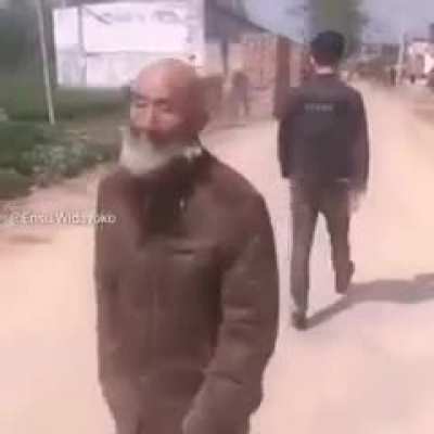 Bullying an old man