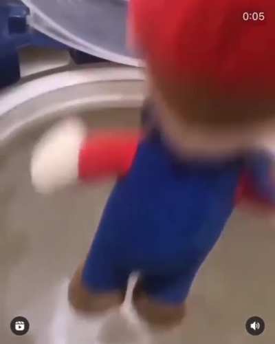 Mario on autotune going for a spin