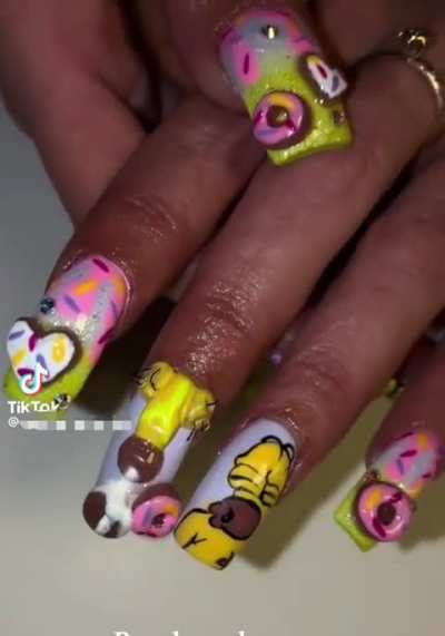 Homer Simpson nails (NSFW)