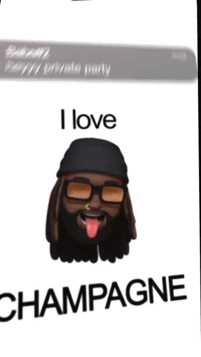 We all luv champagne edit made by me
