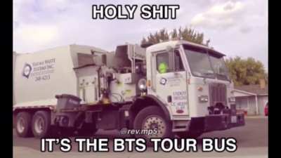 HOLY SHIT! it's the bts tour bus!!!!1111!!!