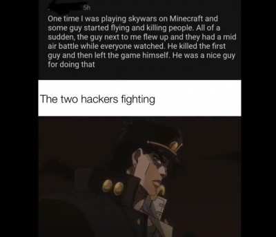 “Oh, you’re hacking towards me?!”