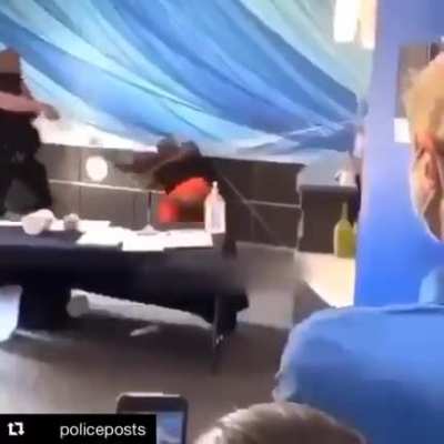 Sometimes a taser just doesn't work for the police. Nsfw