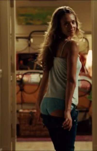 Sexy Strip Jessica Alba Teasing