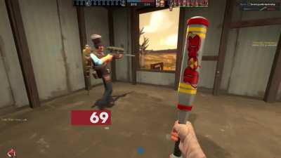 69 HP, arrow in the head, spy is dead