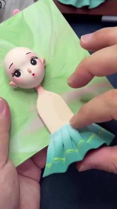 polymer clay figurine