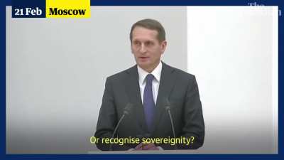 Russian KGB spy chief about to s**t his pants