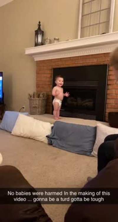 At least he sat down like he was told