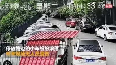 Lucky Mother & Child Narrowly Escape Unforeseen Catastrophe...