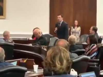 State Senator calls out corruption on senate floor, gets told 