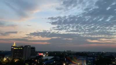 The clouds in Delhi