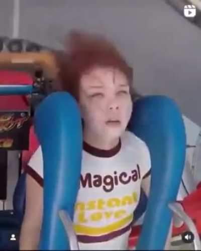 That moment when she realizes it wasn't a dream
