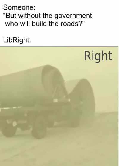 Imagine using paved roads
