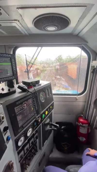 Así es el laburo de un maquinista de tren