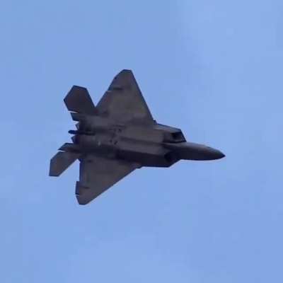 F-22 is just enormous