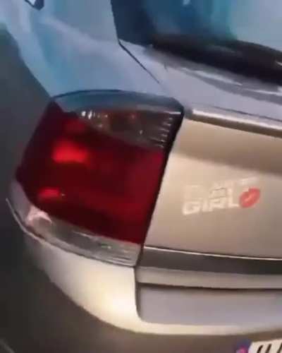 Uma garota te passou ( : , na corrida para o outro mundo