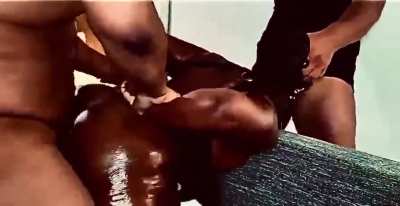 Big ass threesome