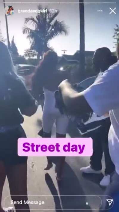 Gang members beat woman from another gang in Cali