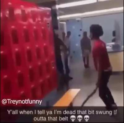 Man got whipped!!!