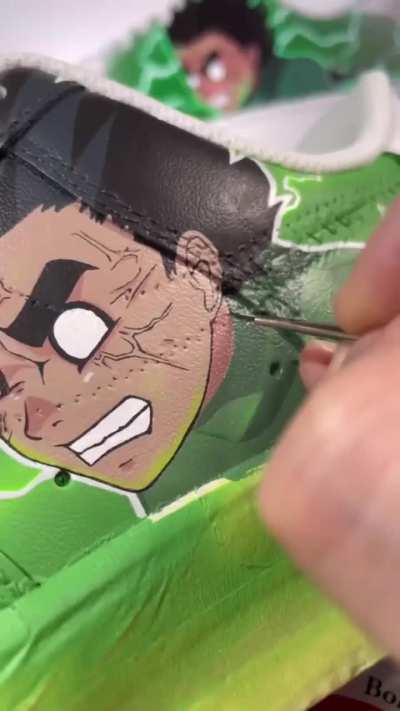 Custom Naruto AF1 I just painted 🔥