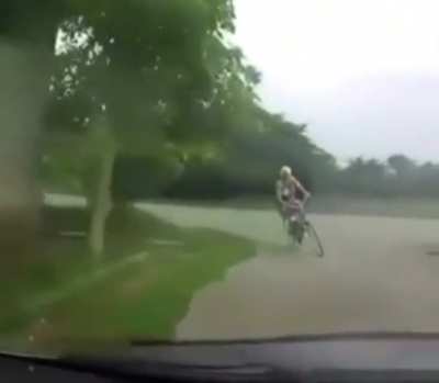 Look where your going lad-
