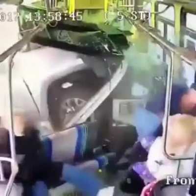 That is not how you get on the bus.