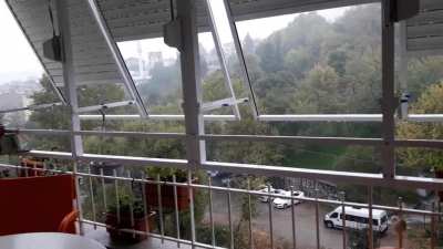Long awaited rain in Bursa, Turkey