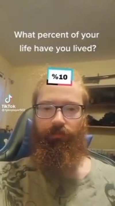 WHAT % OF YOUR LIFE HAVE YOU LIVED?