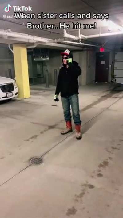 The only one who fucks his sister is him