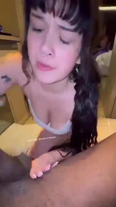Taking it hard like she should...