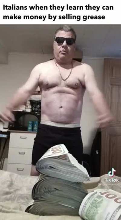 Them some weird Italian tits.