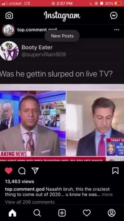 He getting sucked off LIVE 😳