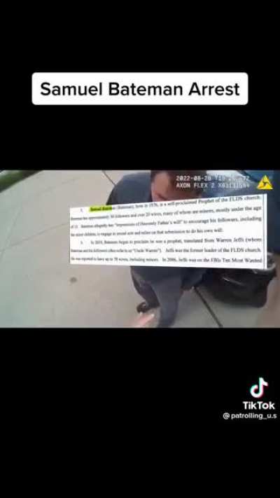 Dude busted with underage 
