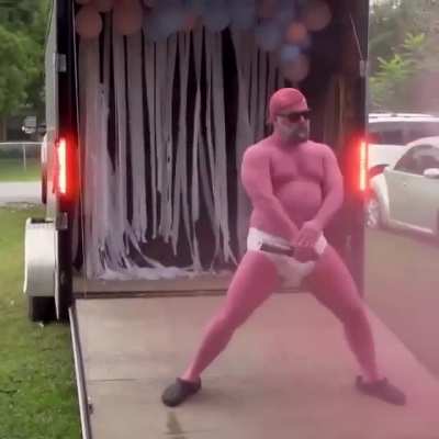 Just a gender reveal party