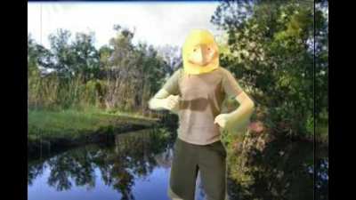 I have a greenscreen and a duck mask and not enough time to bring this to its full potential