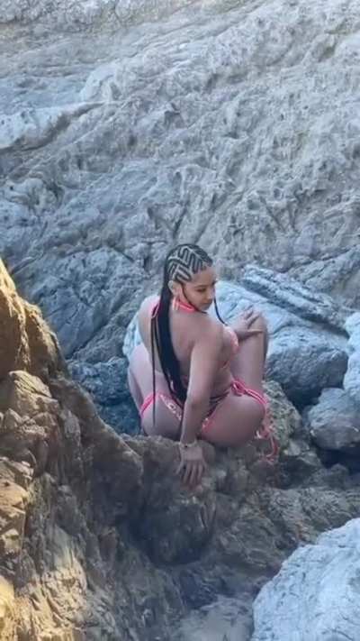 Tori on the rocks