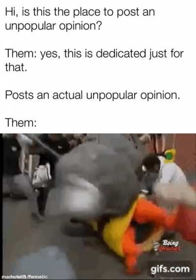 Nothing that’s actually “unpopular,” ever makes it through