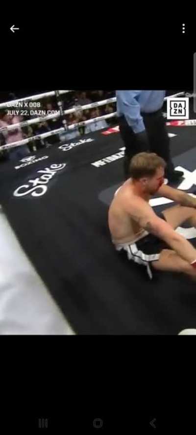 Footage from Brandon's fight