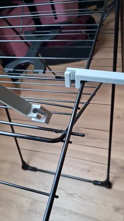 Made this drying rack extension arm
