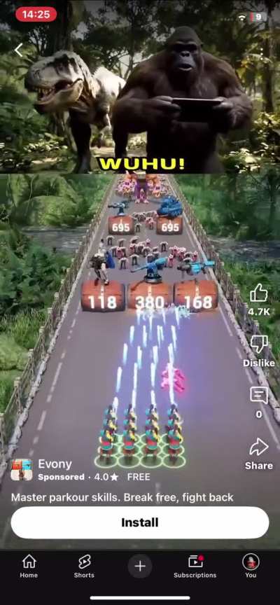 Another cursed game ai ad