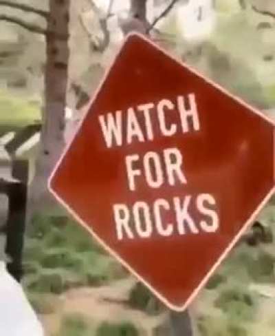Damn that's a huge rock