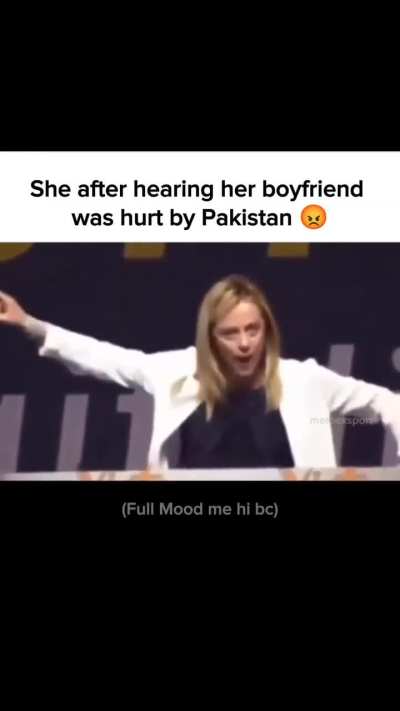When she gets angry