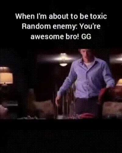 When you play online...
