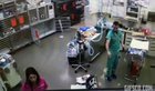Casually flirting with colleague